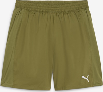 PUMA Regular Workout Pants 'Run Favourite Velocity 7' in Green: front