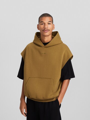 Bershka Sweatshirt in Grün: predná strana