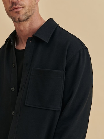 DAN FOX APPAREL Between-Season Jacket 'Marco' in Black