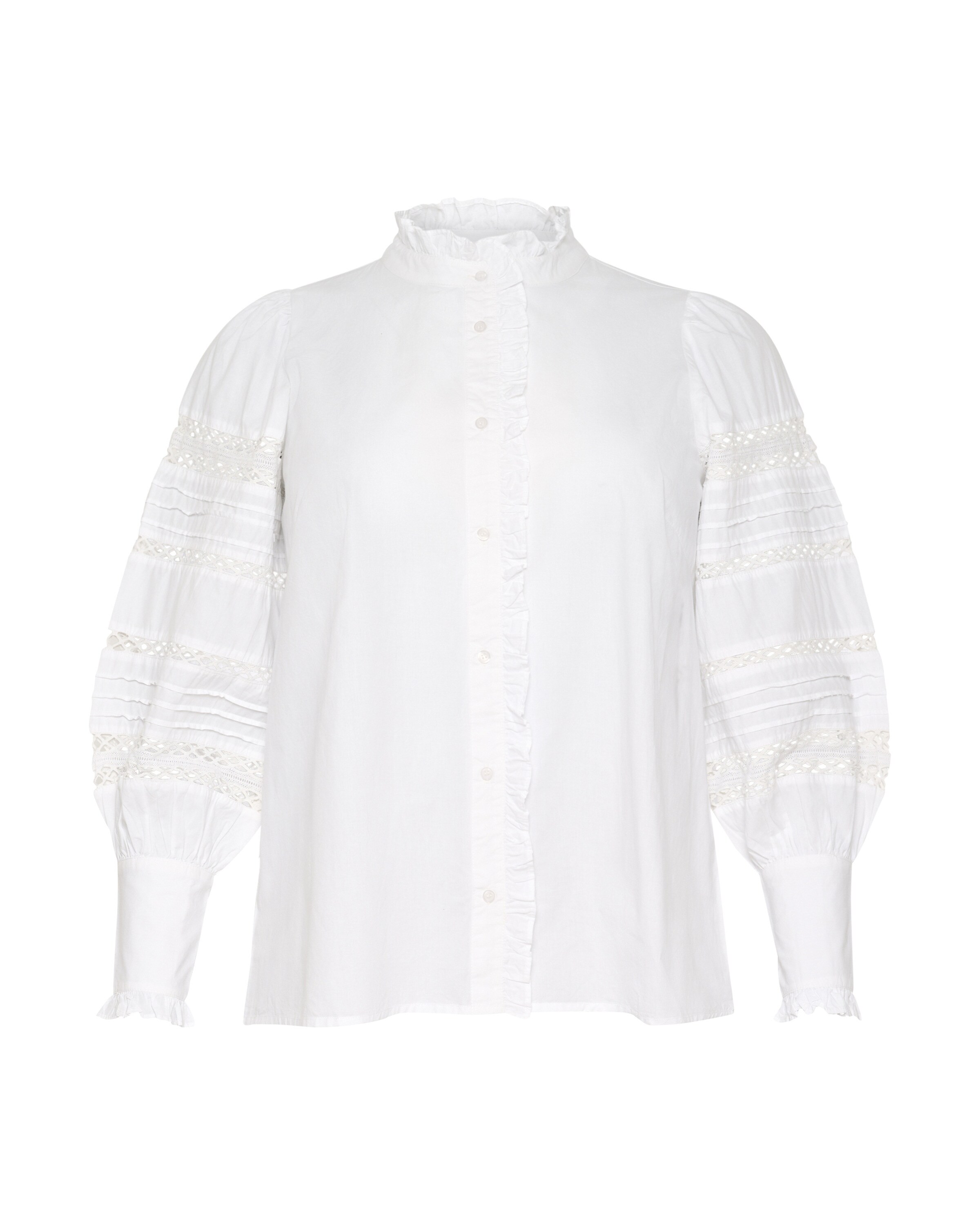 Chemisier 'KCWilla' KAFFE CURVE en blanc : devant