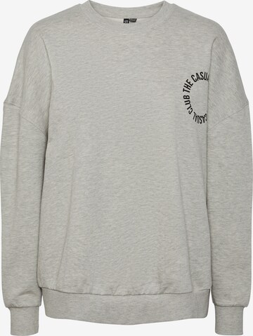 PIECES Sweatshirt 'JYLLO' in Grau: predná strana