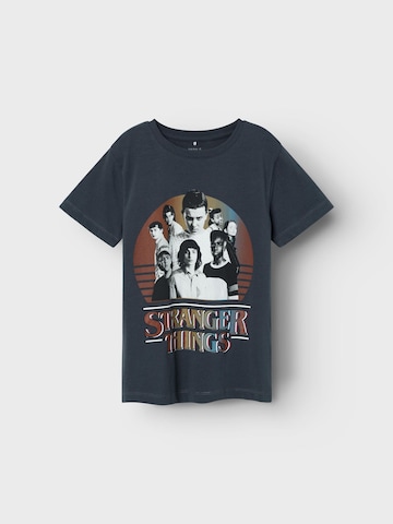 NAME IT Shirt 'Stranger Things' in Blue