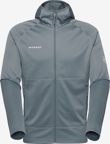 MAMMUT Funktionsfleecejacke in Grau: Vorderseite