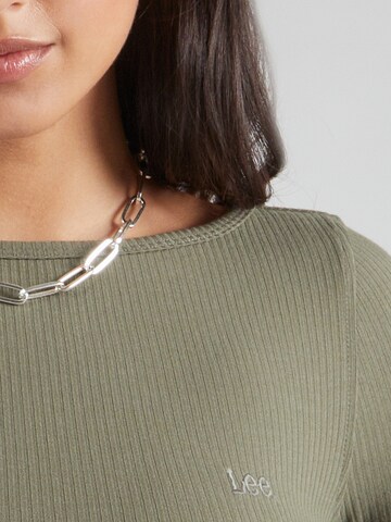 Lee Μπλουζάκι 'LS BOAT NECK TEE' σε πράσινο