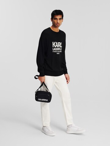 Karl Lagerfeld Pullover 'Rue St-Guillaume' in Schwarz