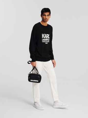 Karl Lagerfeld Pulóver 'Rue St-Guillaume' - fekete