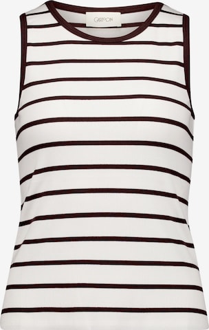 Top di Cartoon in bianco: frontale
