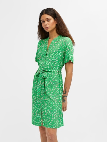 OBJECT Shirt Dress 'Ema Elise' in Green: front