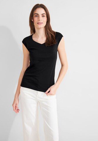 STREET ONE Shirt in Schwarz: Vorderseite