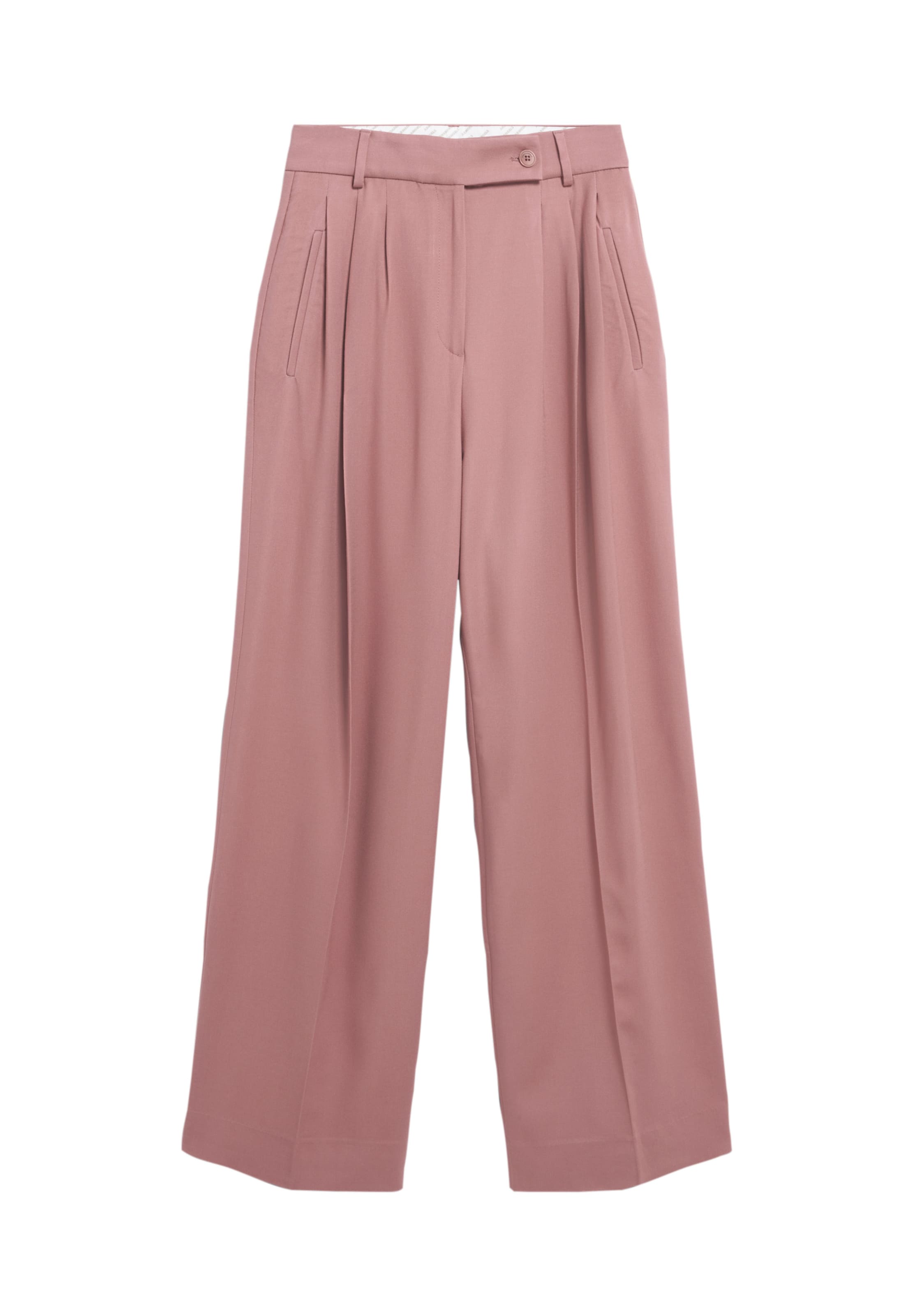 ARMEDANGELS Bandplooibroek 'Kaayua' in de kleur Framboos, Productweergave