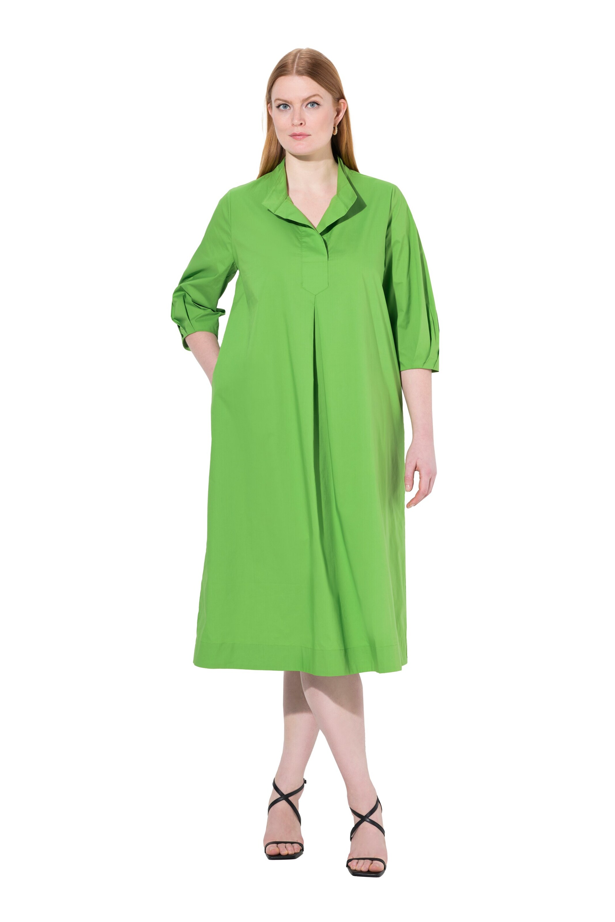 Ulla Popken Kleid in Grün: Vorderseite