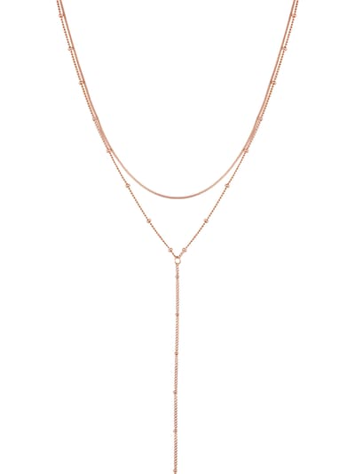 Hey Happiness Necklace 'Flow' in Rose gold, Item view
