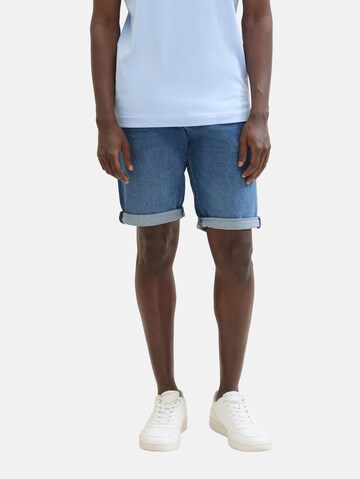 TOM TAILOR Regular Shorts 'Josh' in Blau: predná strana