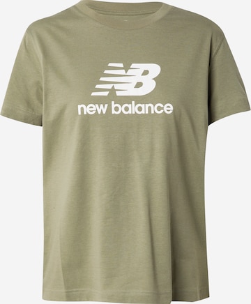 new balance Футболка 'Essentials' в Зеленый: спереди