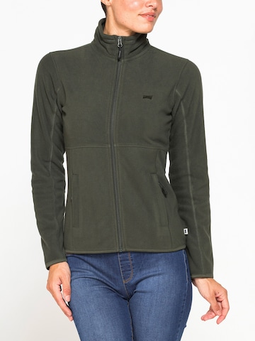 Carrera Jeans Sweatjacke 'High Neck'‌ in Grün