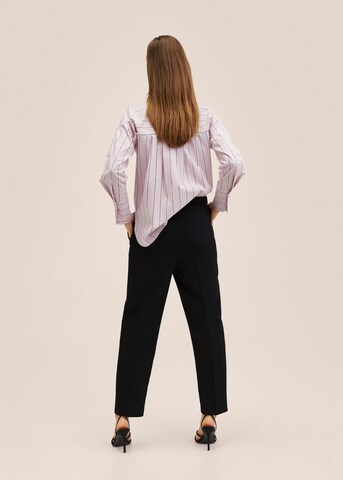 MANGO Normalny krój Spodnie w kant 'Gorito' w kolorze czarny
