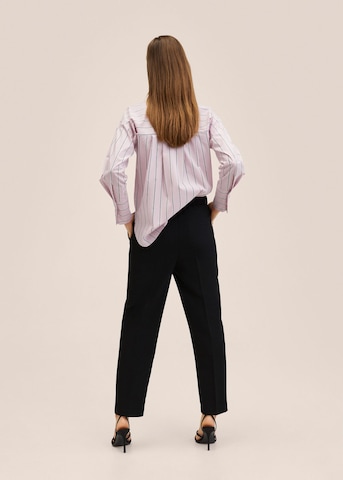 MANGO Regular Pantalon 'Gorito' in Zwart