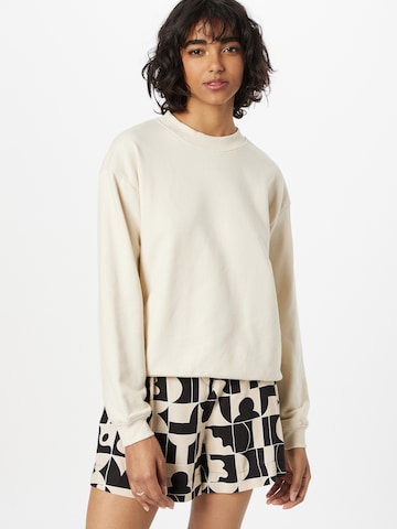 Monki Sweatshirt in White: front