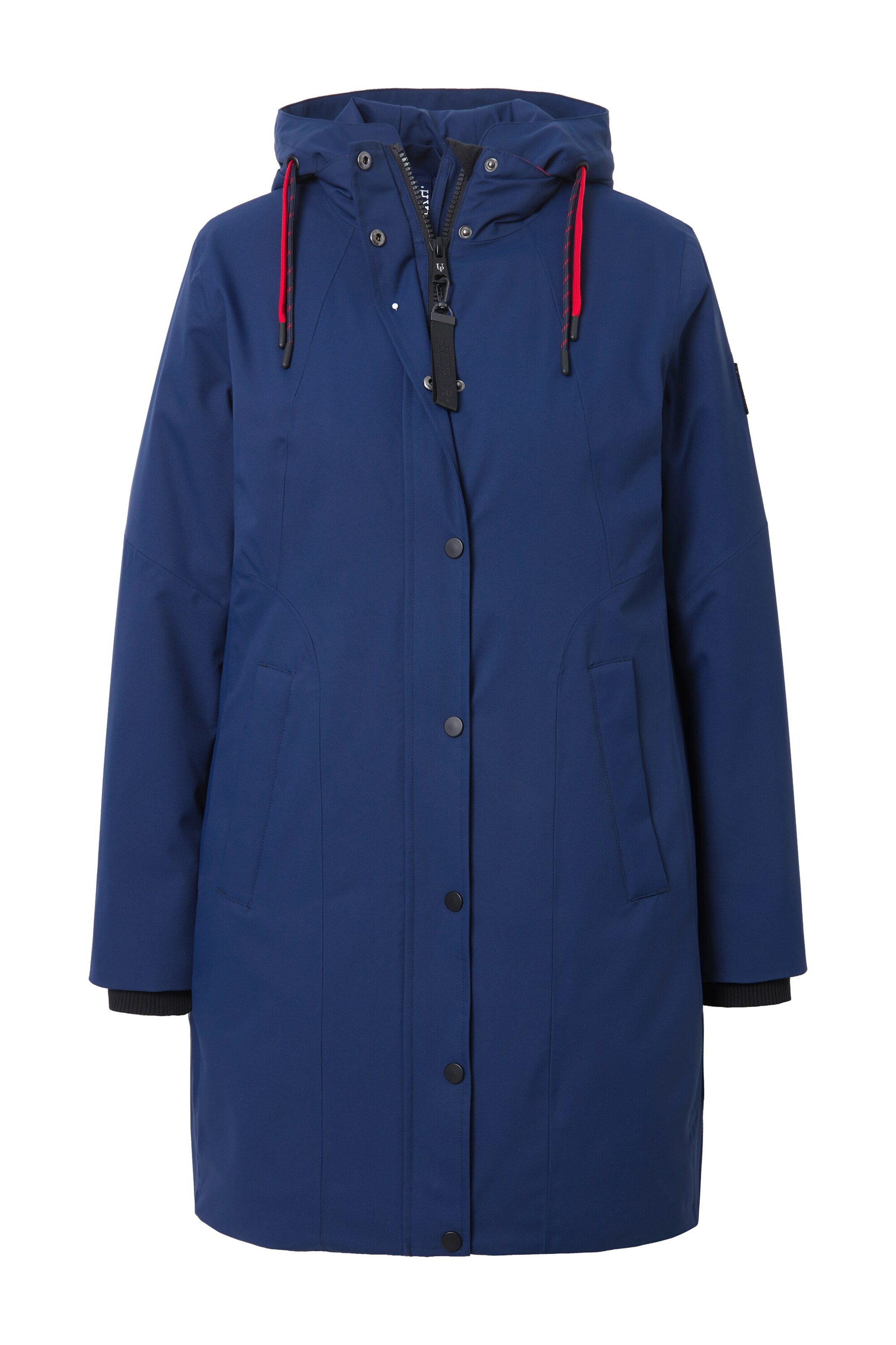 Ulla Popken Winter coat in Blue: front