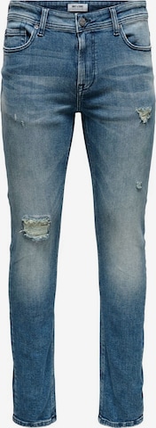 Only & Sons Slimfit Jeans 'Sloom' in Blauw: voorkant