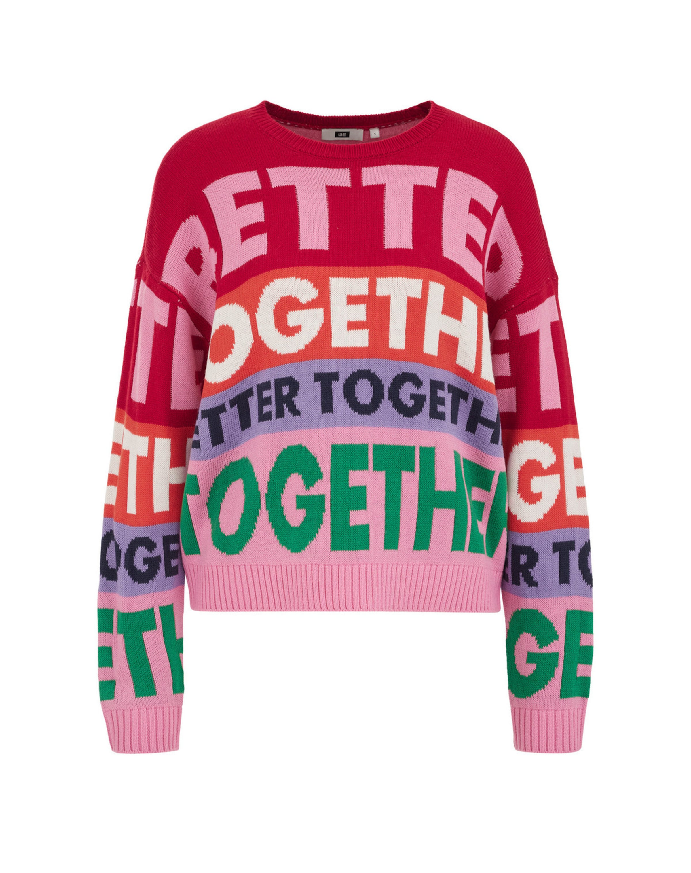 WE Fashion Πουλόβερ σε ανάμεικτα χρώματα: μπροστά