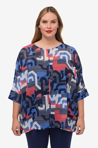 Ulla Popken Blouse in Blauw: voorkant