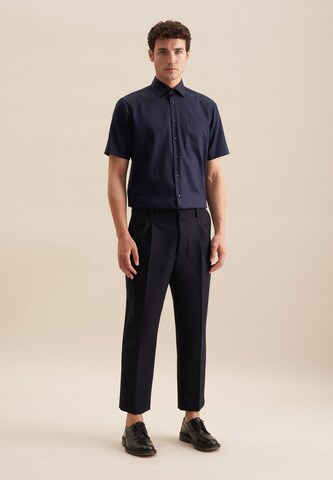 SEIDENSTICKER Regular fit Business shirt 'Smart Essentials' in Blue