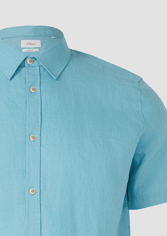 s.Oliver Regular fit Overhemd in Blauw