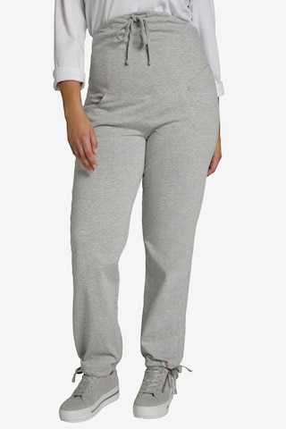 Ulla Popken Regular Pants '803640' in Grey: front