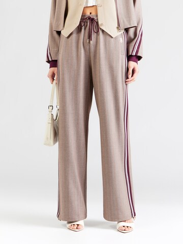 Liu Jo Wide leg Broek in Bruin: voorkant