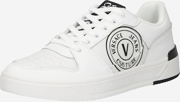 Versace Jeans Couture Ниски маратонки 'STARLIGHT' в бяло: отпред