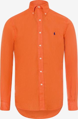 Chemise Polo Ralph Lauren en orange : devant