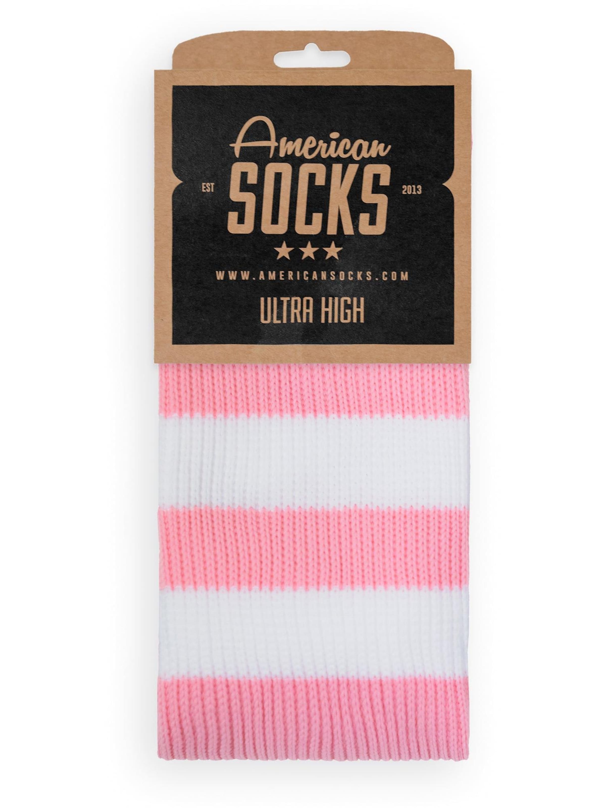 American Socks Overknee socks 'Bubblegum - Ultra High' in Pink