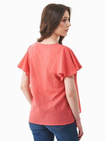 Organication Bluse in Rot