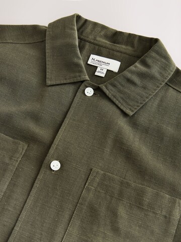 Next Средняя посадка Рубашка в Зеленый