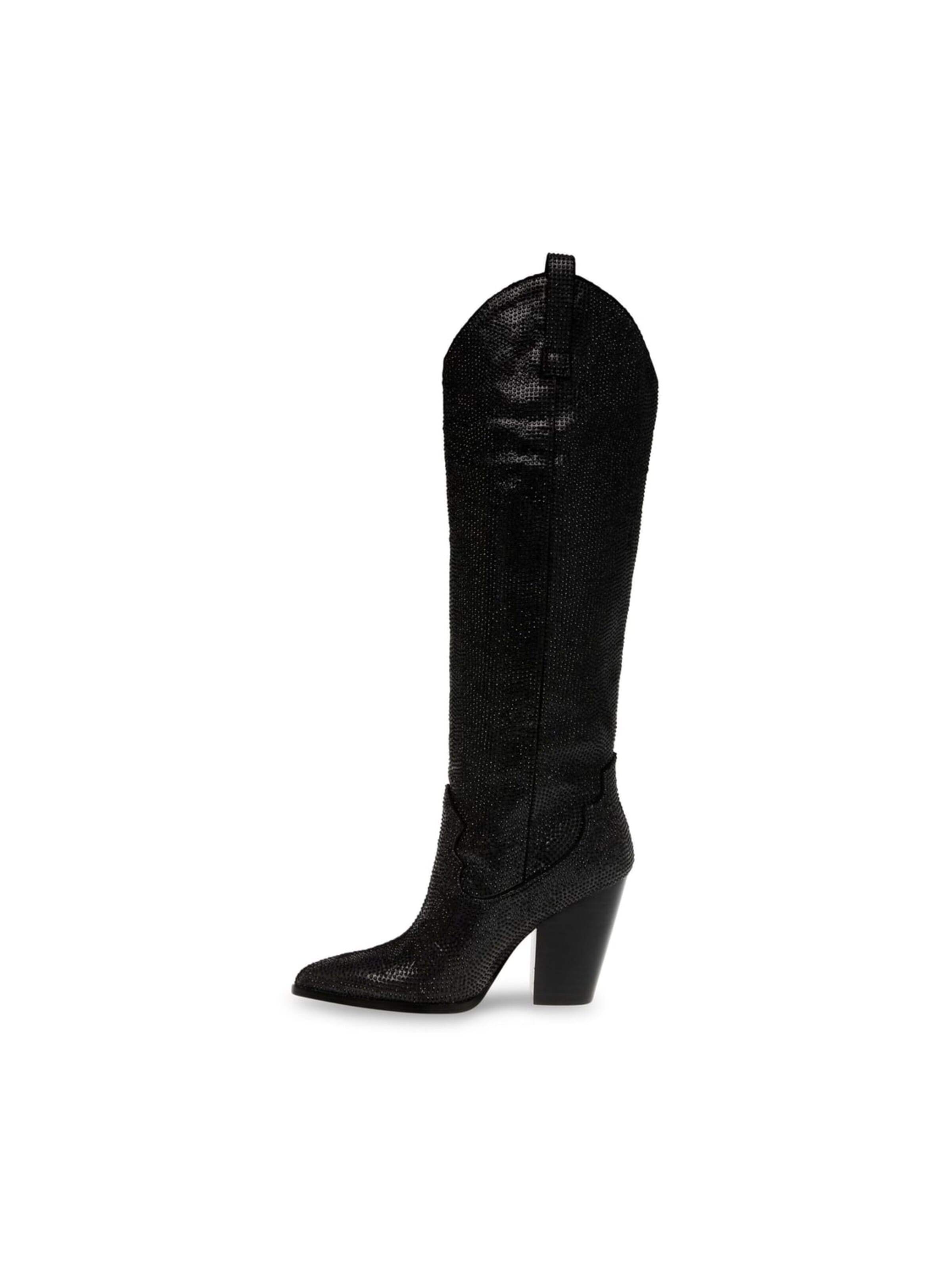 STEVE MADDEN Kozaki 'Lasoo-R Black Boots' w kolorze czarny