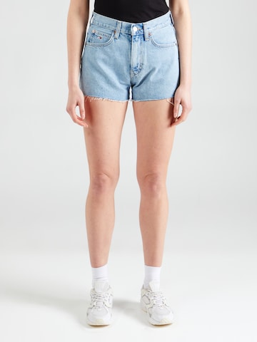 Tommy Jeans Slimfit Shorts 'Hot' in Blau: predná strana