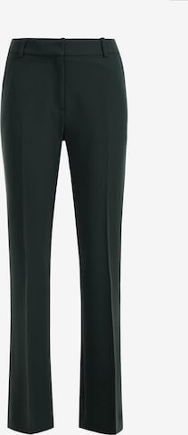 WE Fashion Normální Kalhoty s puky – zelená: přední strana