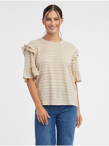 Orsay Blouse in Beige: front