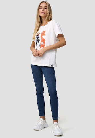 Recovered Shirt 'Black Widow Graphic' in Beige