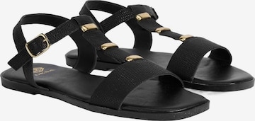 Desa Sandals 'Sandalen' in Black: front