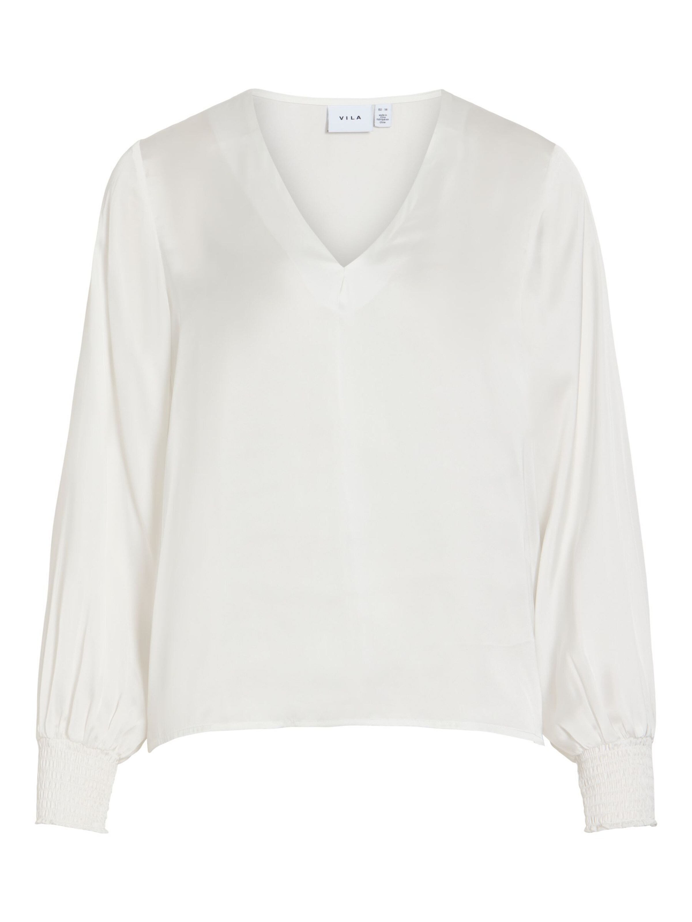 VILA Chemisier 'VISofie' en XS en blanc, Vue avec produit