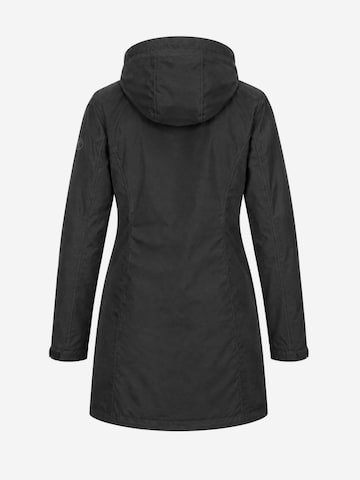 deproc Winterjas 'Outdoorparka LAVAL LONG Damen Outdoorjacke, Regenjacke' in Zwart