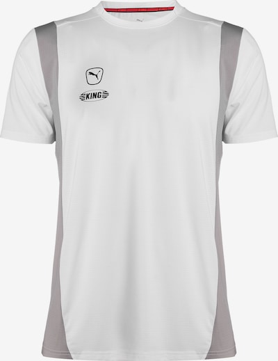 PUMA T-Shirt fonctionnel 'King Pro' en gris foncé / noir / blanc, Vue avec produit