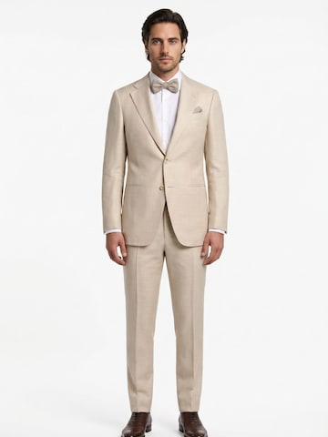 Real Guys Set Fliege mit Einstecktuch in Beige