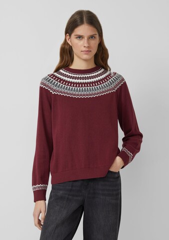 Pull-over s.Oliver en rouge : devant