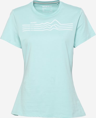 MAMMUT T-shirt fonctionnel 'Seile' en menthe / blanc, Vue avec produit