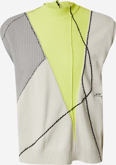 A Cold Wall Sweater in Ecru / Yellow / Grey / Black, Item view