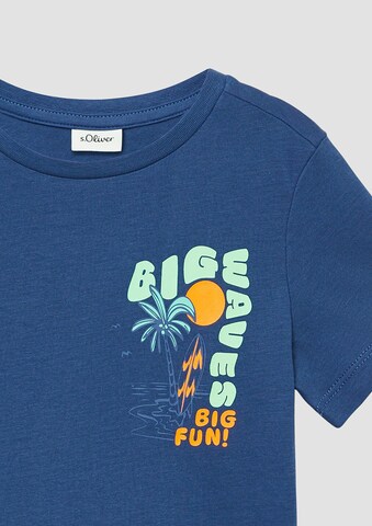 s.Oliver Shirt in Blauw