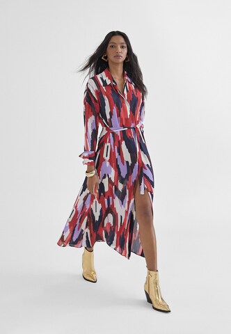 Robe-chemise Lola Casademunt en mélange de couleurs
